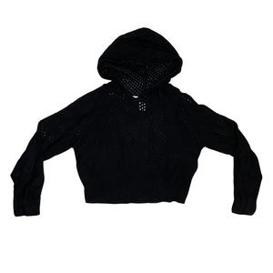 Black Beauty Global Cropped Hoodie